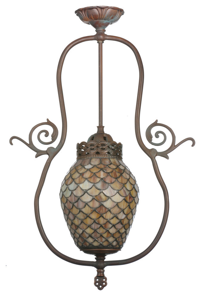 17W Tiffany Fishscale Pendant