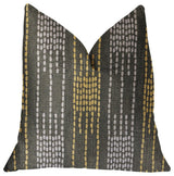 Capella Green Luxury Throw Pillow, 20"x36" King