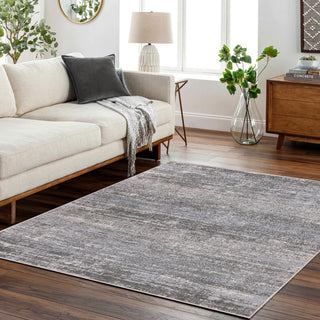 High-Low Hudson Gray/Ivory Rug, Gray, 8'8"x12'
