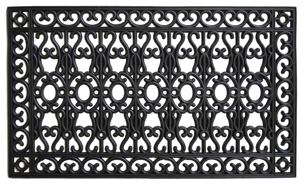 Garrisons Gate Rubber Doormat, 24"x39"