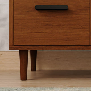 The Darby Bathroom Vanity, Teak, 48", Single Sink, Freestanding