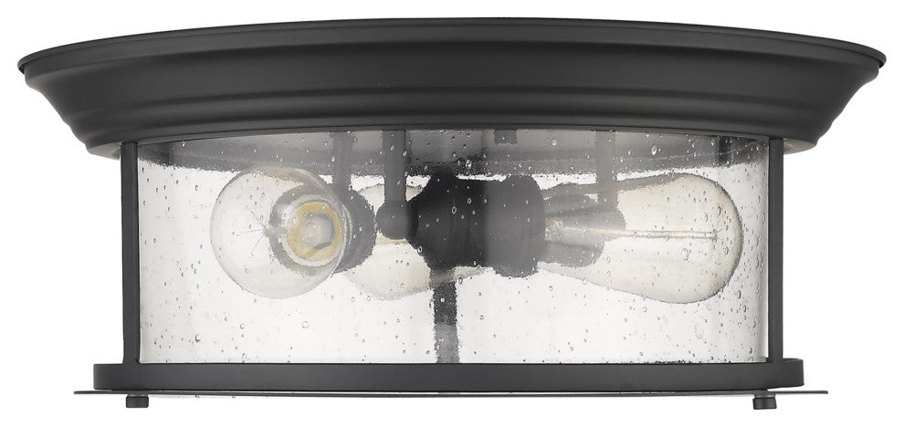 Z-Lite 727F16 Sonna 3 Light 15-1/2"W Flush Mount Drum Ceiling - Brushed Nickel