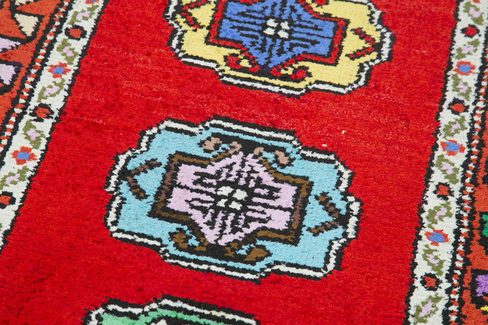 Rug N Carpet - Handmade Turkish 2' 7" x 12' 2" Unique Runner Rug