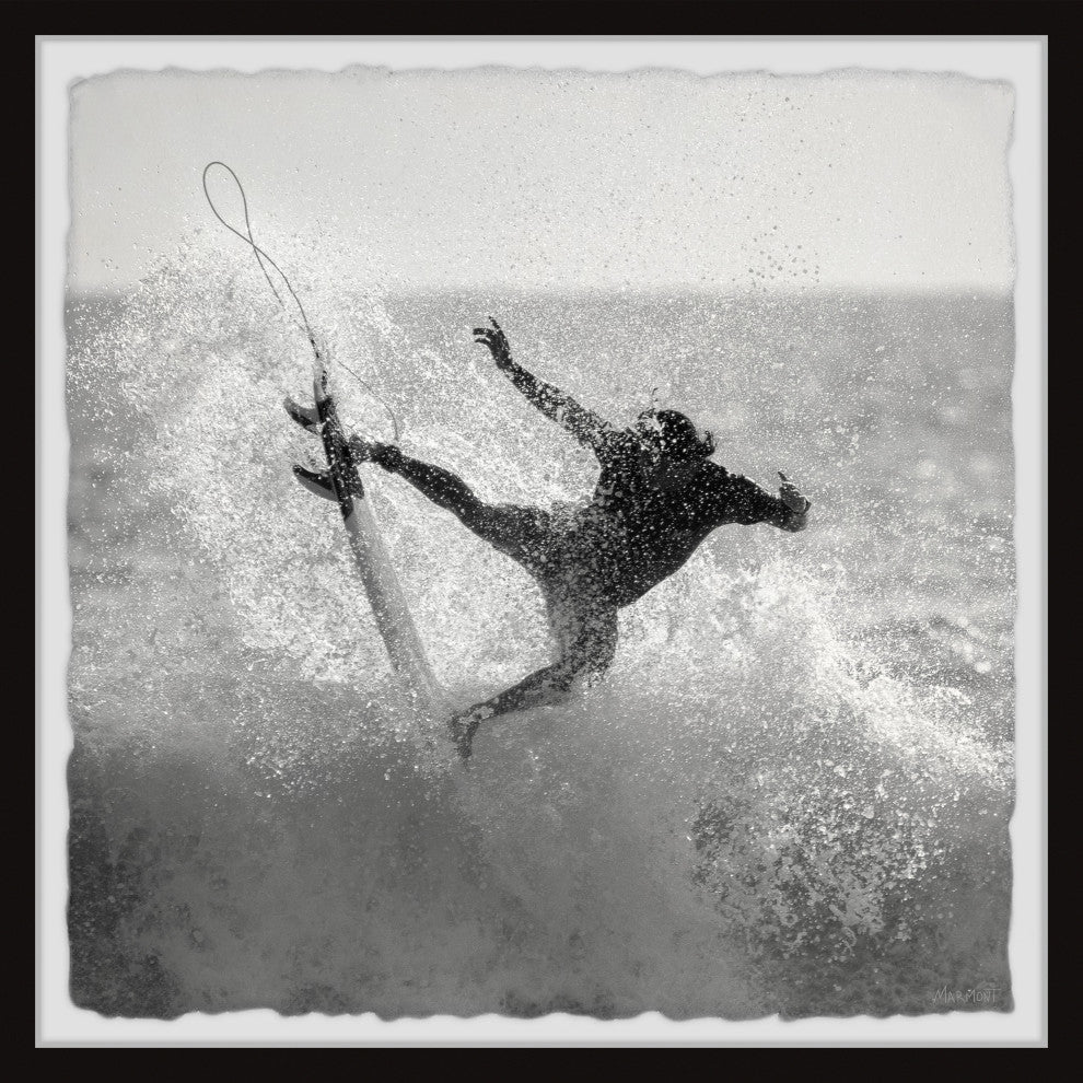 "Surf Party" Framed Painting Print, 32x32
