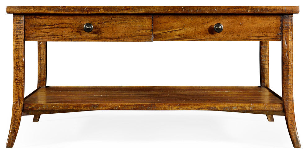 Square Coffee Table, Country Walnut
