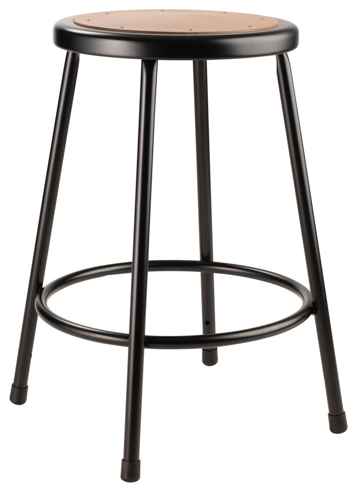 Npsï¿½ 24Heavy Duty Steel Stool, Black