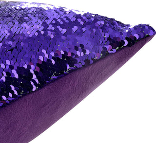 Decorative Mermaid Throw Pillow, Purple/Green, 14"x14"