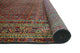 Fine Vintage Distressed Ghulam Blue/Red Rug, 7'0x10'2