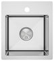 Transolid Diamond Stainless Steel 15-in Dual Mount Kitchen Sink, Stainless