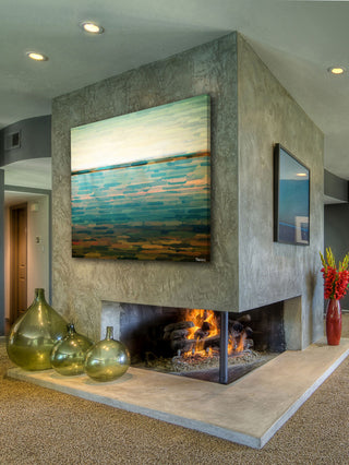 "Ormond Beach" Print on Canvas, 18"x18"