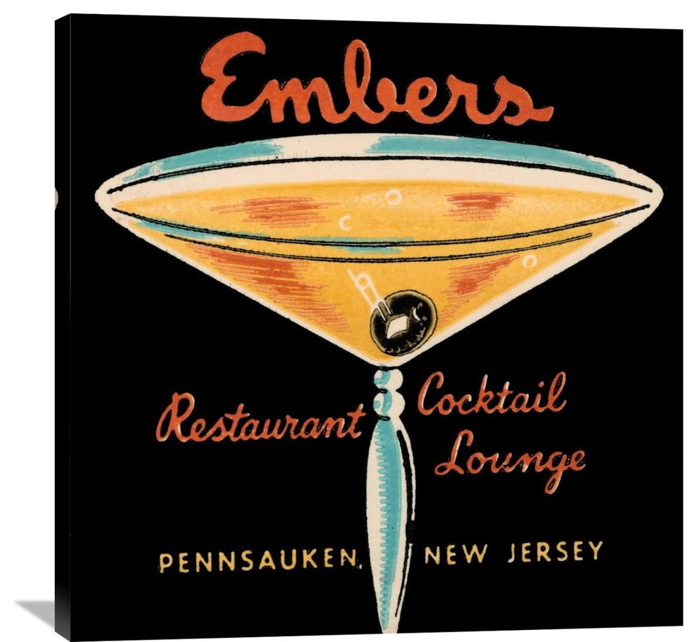 Embers Restaurant Cocktail Lounge, 36"X36"