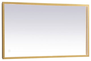 Modern Brass Led Mirror