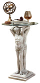 Hermitage Greek Man Pedestal Table