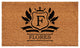 Calloway Mills Imperial Doormat, Letter F