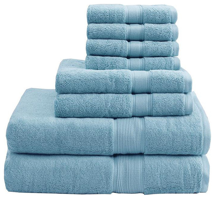 800GSM Cotton 8 Piece Towel Set, MPS73-193
