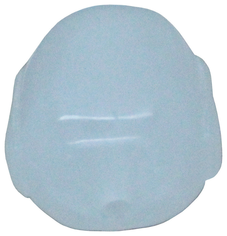 Carved White Jade Happy Buddha, Laughing Buddha Head Figure Bead (1 Piece)