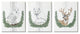 Arctic Animals Botanical Leaves Portrait Snowy Owl Deer Fox, 3pc, each 16 x 20