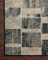 Loloi II Bowery BOW-03 Storm, Sand Sample Swatch