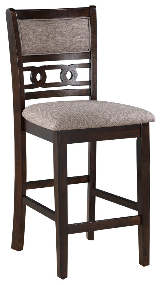 Benzara BM272092 Gary 42" 5 Piece Counter Table Set, Cherry Brown