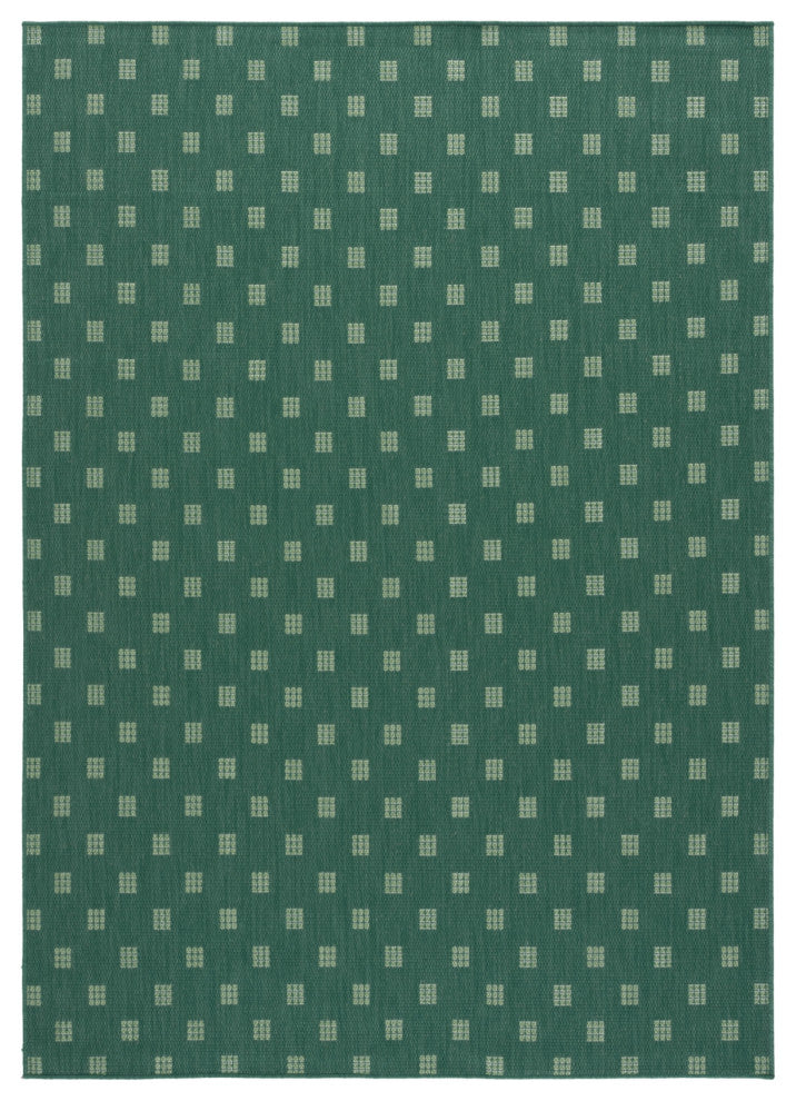 Safavieh Terrace Collection TER806 Rug, Dark Green/Light Green, 8'x10'