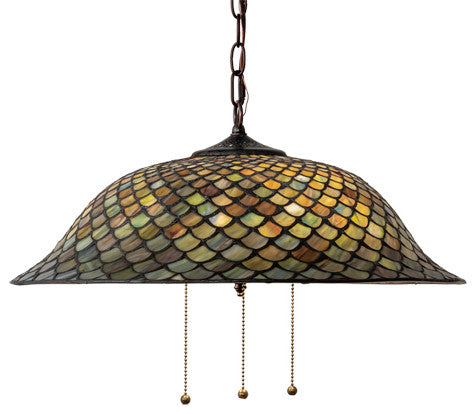 20 Wide Tiffany Fishscale Pendant