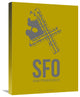 "SFO San Francisco Poster 3" Fine Art Print