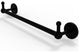 Prestige Skyline 30" Towel Bar with Integrated Hooks, Matte Black