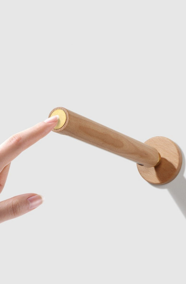 Minimalistic Wooden Wall Lamp in Nordic Style for Living Room, Bedroom