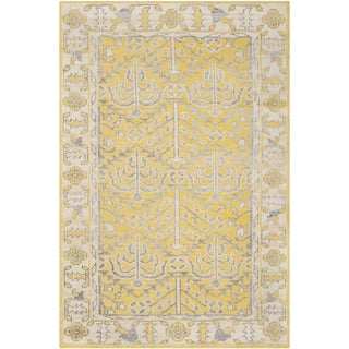 Safavieh Stone Wash Yellow Contemporary Rug - 5' x 8'