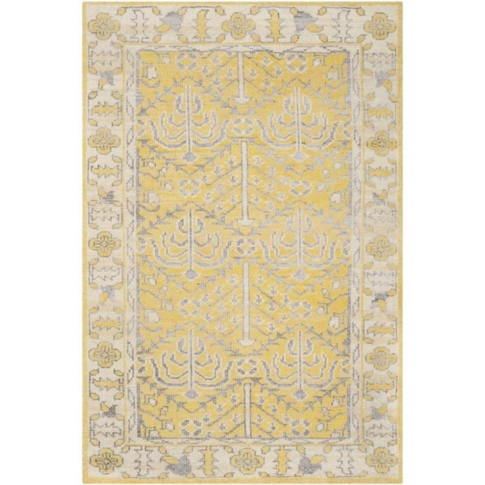 Safavieh Stone Wash Yellow Contemporary Rug - 5' x 8'