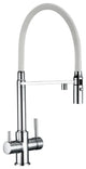 3-Function Pull Down Spout Kitchen Sink Faucet