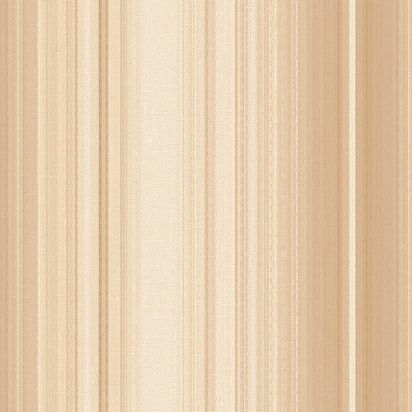 Woven Stripe Pattern Wallpaper, Beige, 1 Bolt