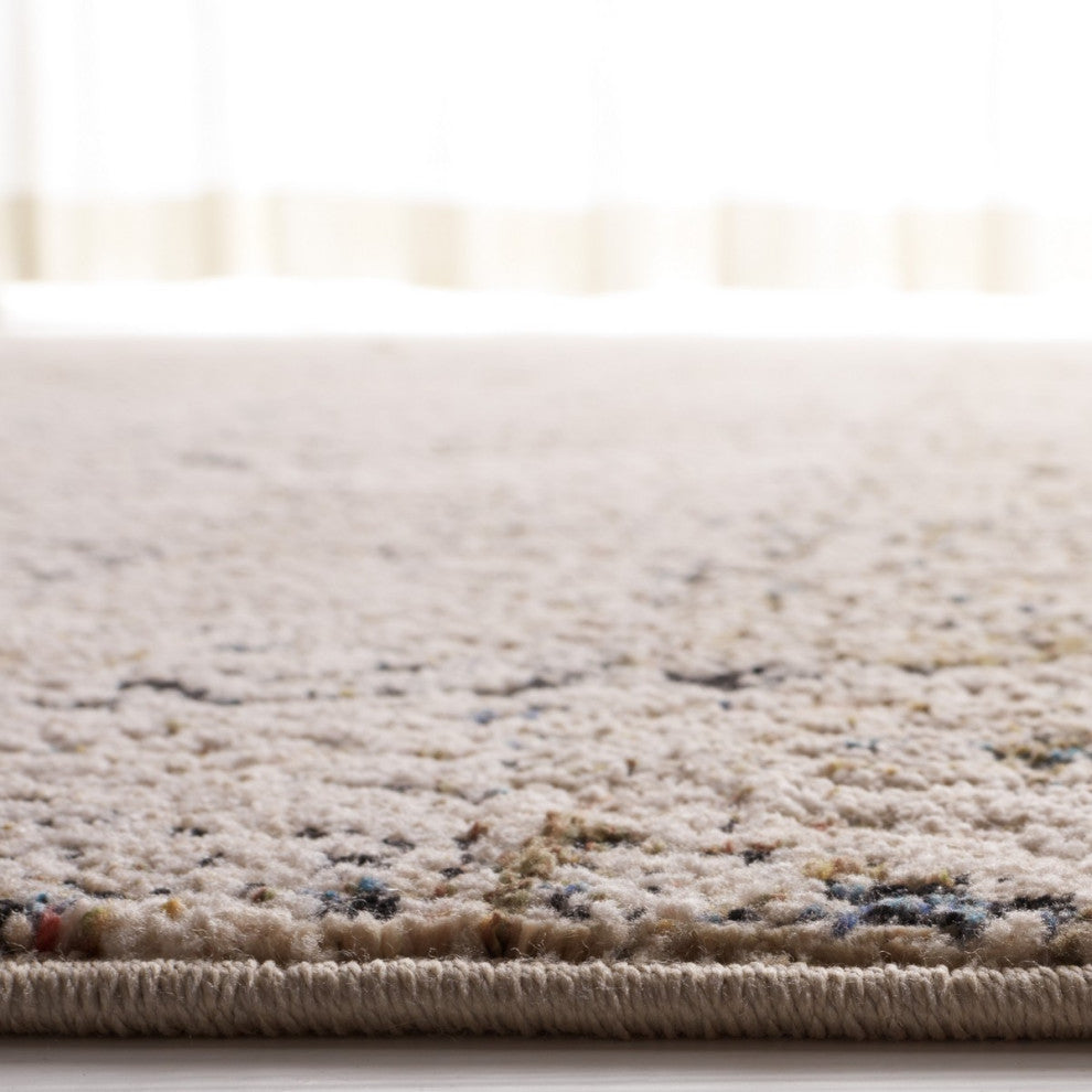 Safavieh Lauren Ralph Lauren Collection LRL1610 Rug, Ivory/Navy, 6'7" Square