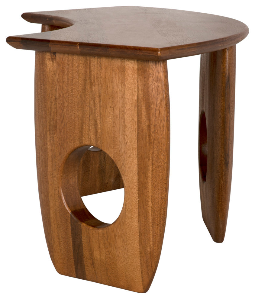 Noir Furniture - Lobster Desk in Dark Walnut - GDES199DW
