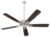 Ovation Ceiling Fan, Satin Nickel