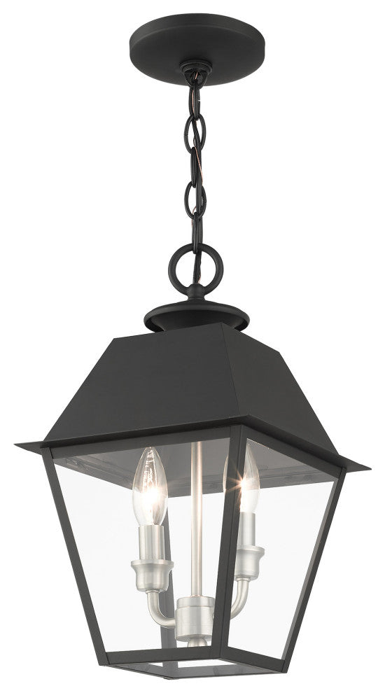 Black Classic, Colonial, Historical, Timeless Outdoor Pendant Lantern