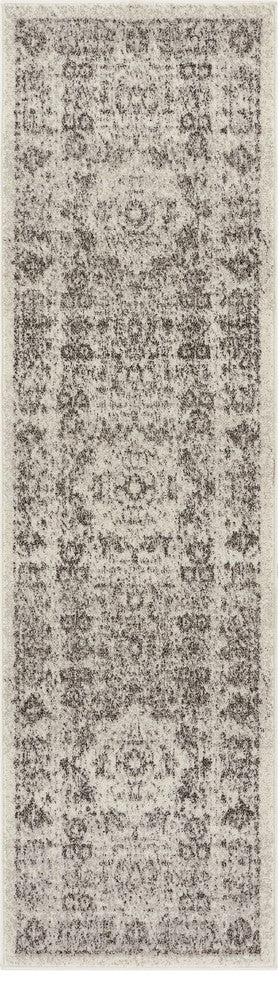 Well Woven Serenity Millie Traditional Vintage Medallion Ivory Runner Rug