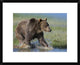 "Grizzly Bear running through water, North America"  by Tim Fitzharris, 24x20"