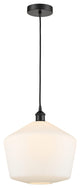 Innovations 616-1P-BK-G651-12 1-Light Mini Pendant, Matte Black