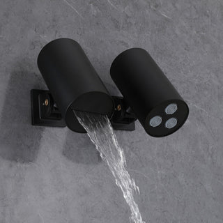 Unique Shower System With Handheld Shower, Matte Black