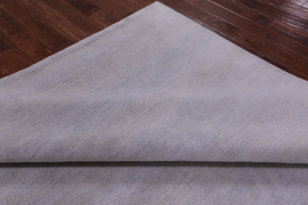 Wool and Silk Handmade Savannah Grass Rug 8' 2" X 10' 0" Q12001
