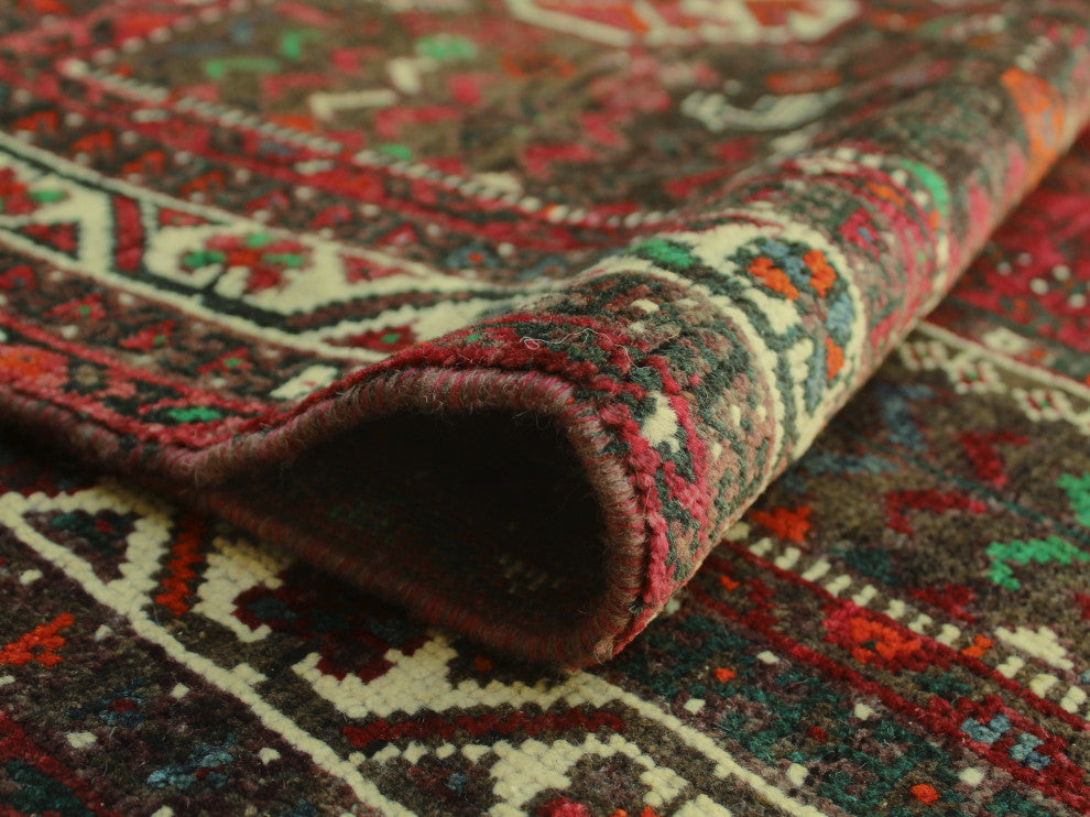 Fine Vintage Distressed Isabel Red Rug