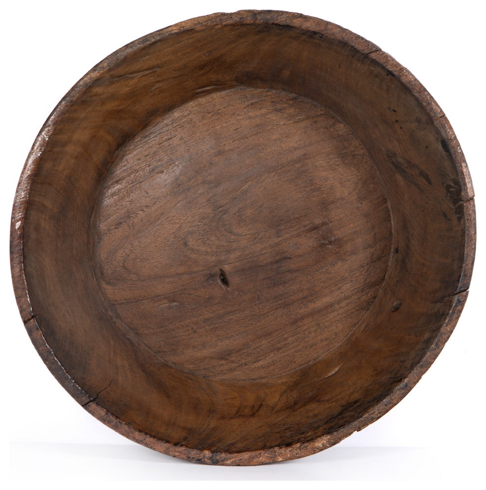 Found Wooden Bowl-Reclaimed Natural
