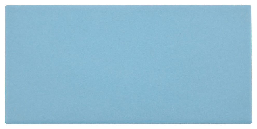 Piscina Brick Matte Blue Porcelain Floor and Wall Tile