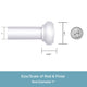 KenneyÂ® Weaver 1" Premium Decorative Window Curtain Rod, Satin Nickel, 28-48