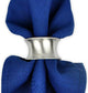 DII Beaded Silver Napkin Ring, Set of 6