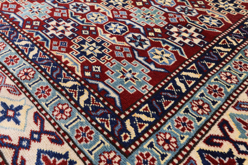4' 3" X 5' 9" Shirvan Hand Knotted Wool Rug Q6677