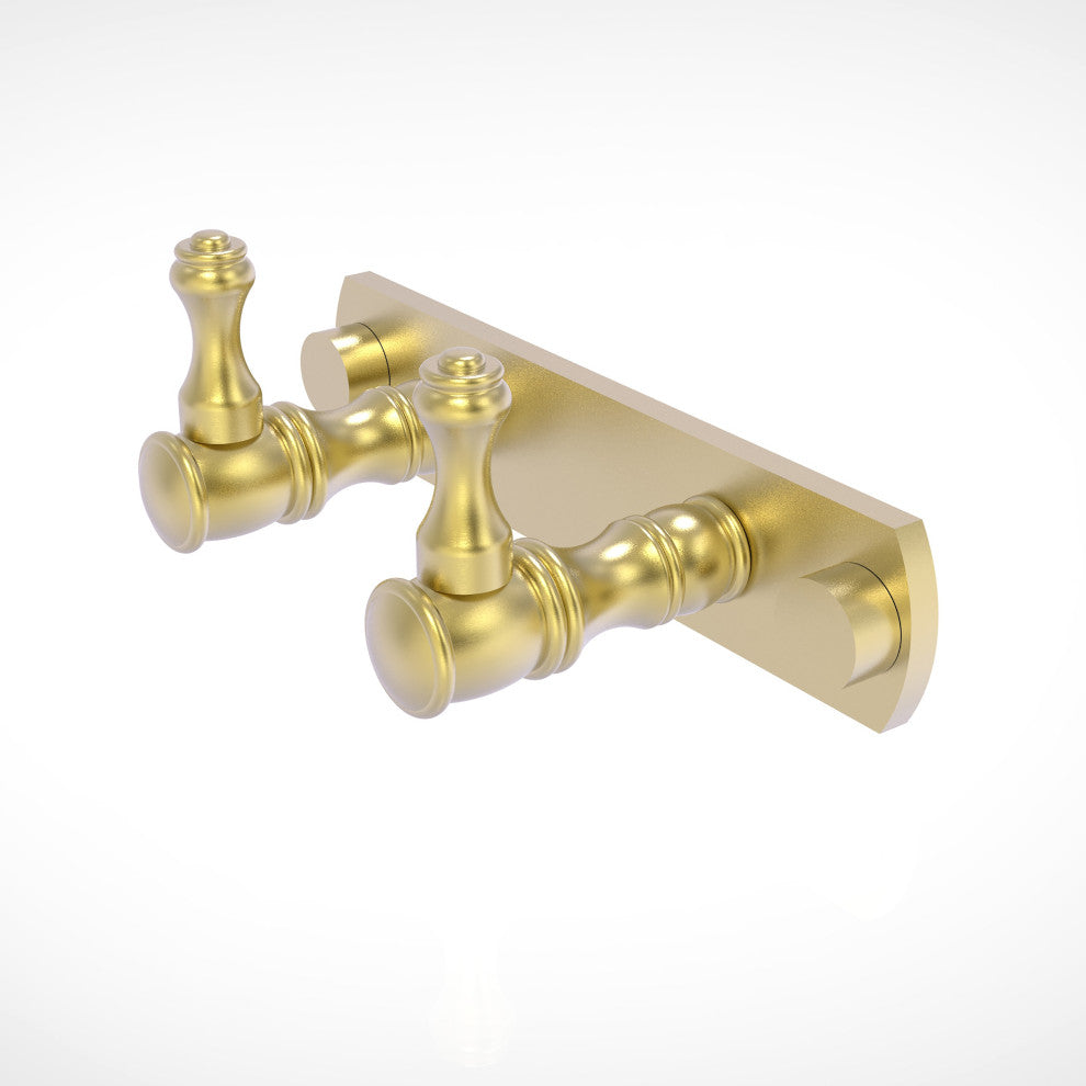 Carolina 2 Position Multi Hook, Satin Brass