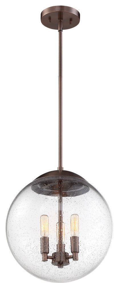 Nuvo Ariel Antique Copper Clear Seeded Pendants