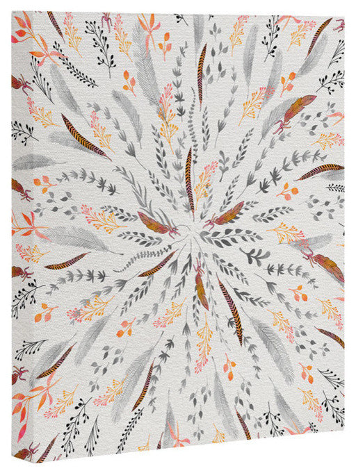 Iveta Abolina Feather Roll Art Canvas, 16"x20"